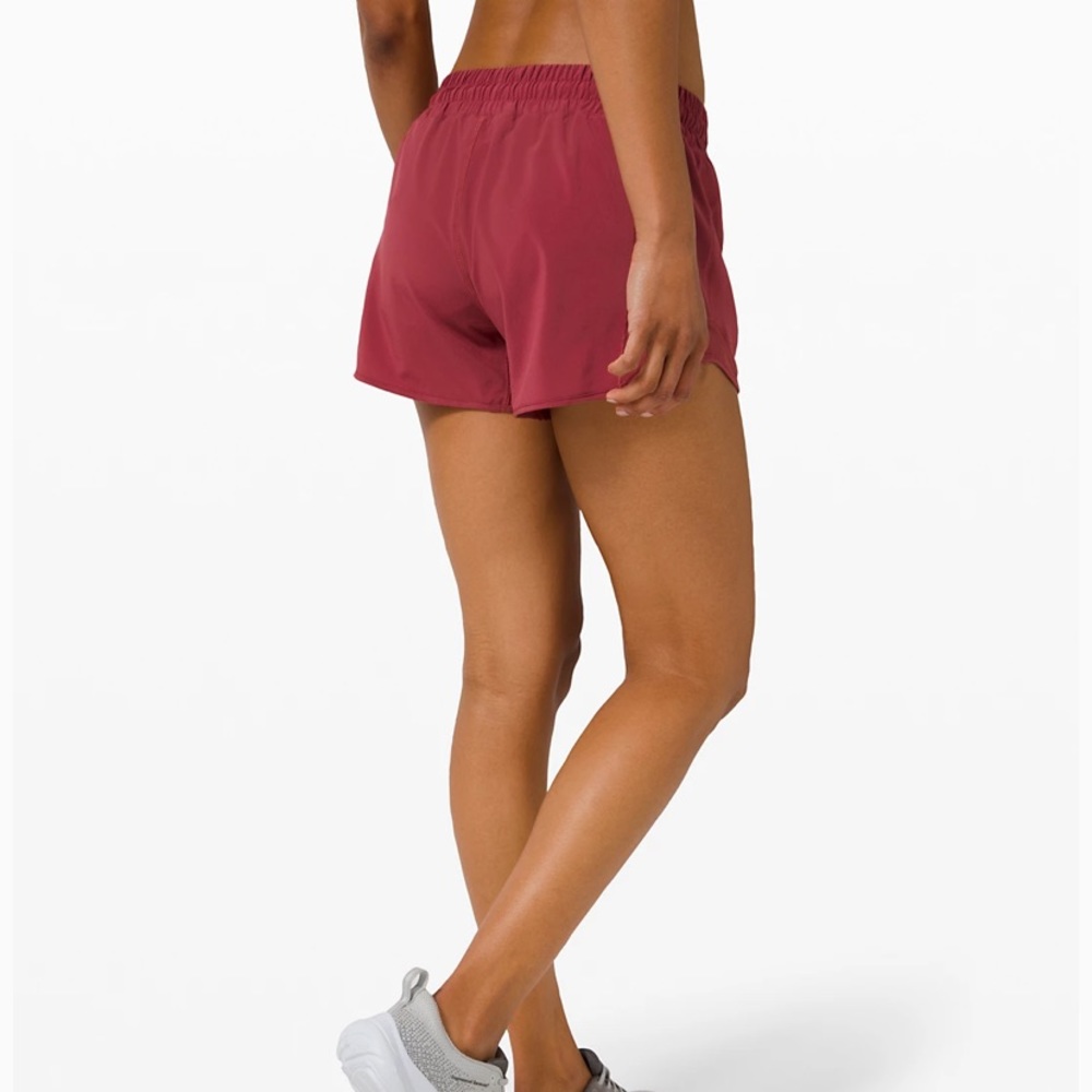 Lululemon Hotty Hot Short 4” * Chianti - Picture 4 of 6